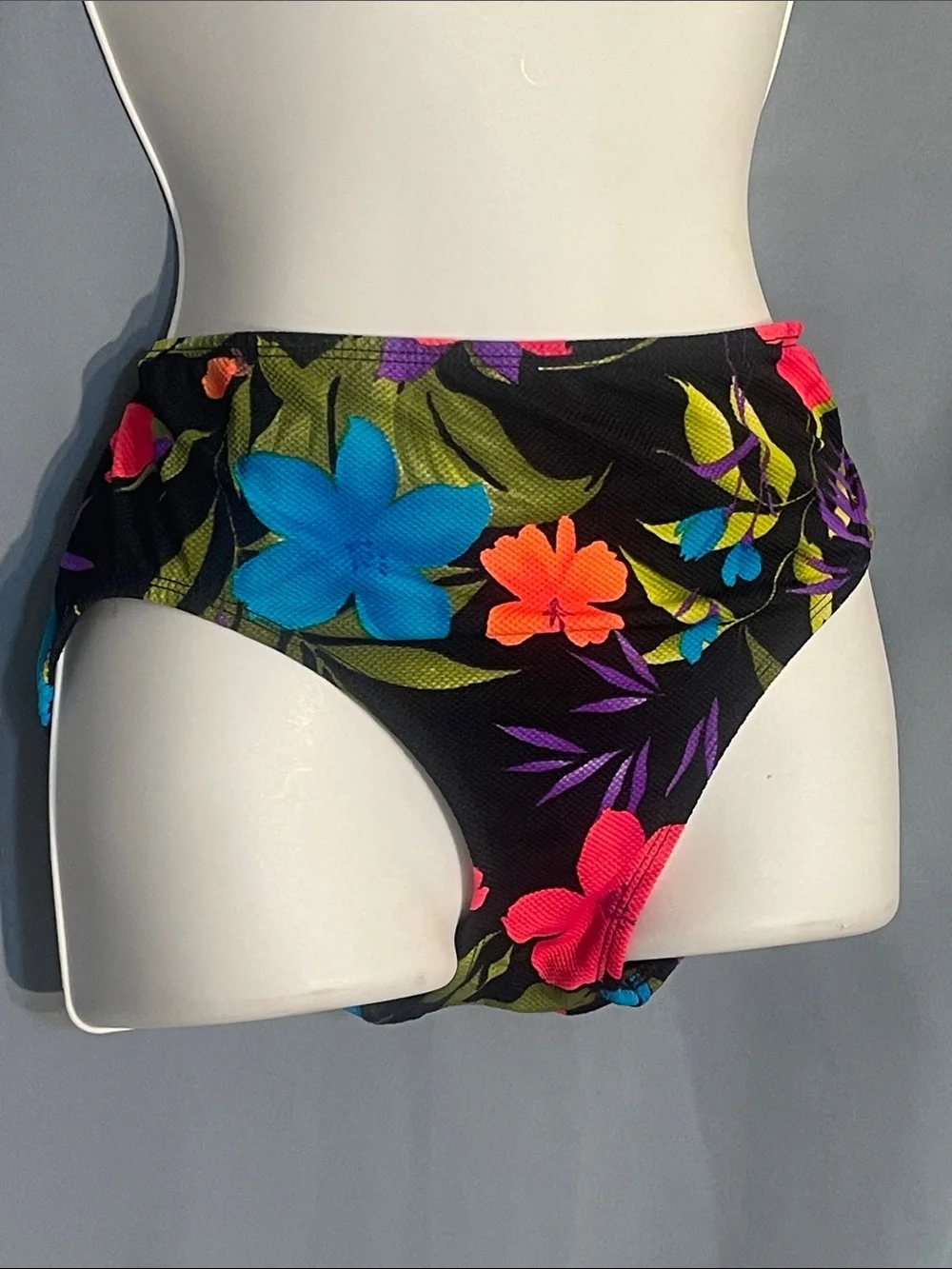 Studio Works Floral Swim bottoms in Black, Green, Blue, Purple, Pink